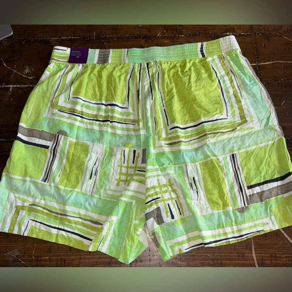 Lane Bryant Patterned Shorts - NWT - Women's Size 18/20 - Picture 7 of 8